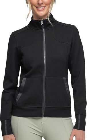 Kastel Denmark Women's Soft Scuba Full Zip 4-way Stretch Team Jacket | Lightweight Outerwear Outdoor Active Sportswear Layer in Kuwait