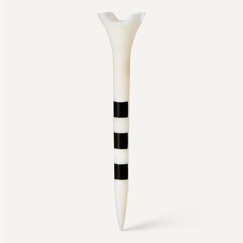 Amazon Basics Golf Tees with Height Marker System- Recycled Plastic Tees with 4-Prong Head - Golf Course Accessories - White - 100 Pack in Kuwait