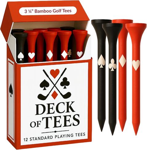 Funny Golf Tees | Golf Accessories for Men | Top Golf Gifts for Men & Unique Golf Gifts for Golfers | Premium Golf Stuff & Golf Bag Accessories | Wooden Bamboo Tees in Kuwait