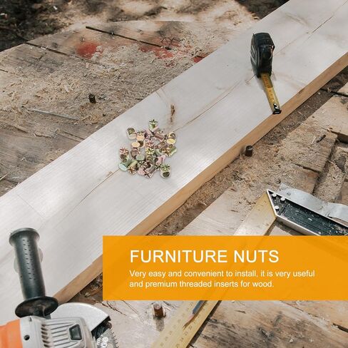 Garneck 20pcs Barrel Nuts Cross Dowel Slotted Hardware Kit for Beds Cribs Furniture Assembly Sturdy Replacement Spare Parts in Kuwait