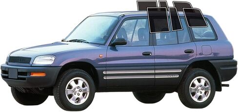 Precut Window Tint Film Front Two Door Windows Tint Film Cars Sun Blocking Protection Privacy Anti Shatter Glass 2 Ply Computer Cut Any Tint Shade for Toyota Rav4 4Door 1996-2000 in Saudi Arabia
