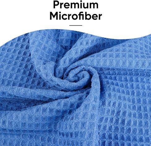 HOMEXCEL مناشف اليوغا الساخنة، 2 حزمة، (26.5 "× 72") مناشف بساط اليوغا من الألياف الدقيقة غير قابلة للانزلاق وفائقة الامتصاص لليوجا الساخنة، البيلاتيس، التمرين، اللياقة البدنية، البيكرام والتمرين، أزرق/وردي in Kuwait