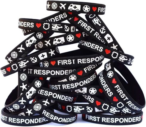 First Responders Wristband Set (from 1 to 100 Bands) in Saudi Arabia