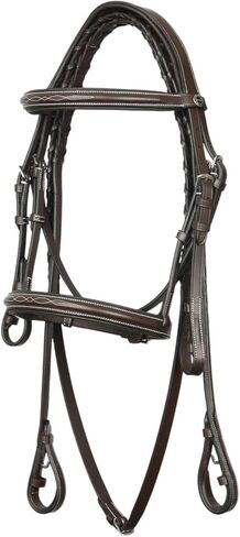 لجام مبطن من Henri de Rivel Pro Fancy Raised Comfort مع زمام مرتفع فاخر in Kuwait