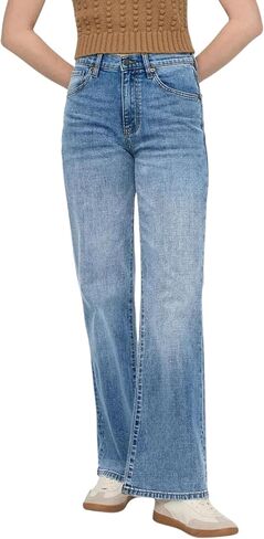 DU/ER Women's Midweight Performance Denim Wide Leg in Kuwait
