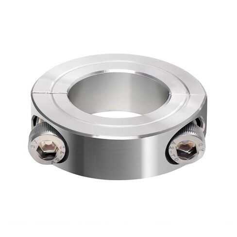 3/4" Bore Double Split Clamp-On Shaft Collars, 4 Pack 304 Stainless Steel 1-1/2" OD x 1/2" Width H7 Tolerance for CNC Machines Linear Rails in Kuwait