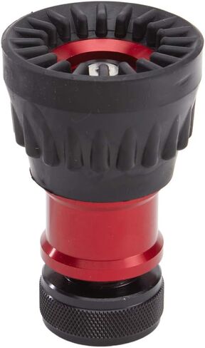 Aluminum 1" Dual Variable Nozzle (NPSH) with Durable Rubber Bumper - Red in Kuwait