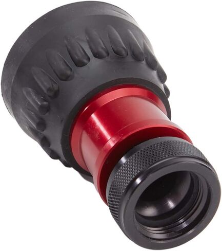 Aluminum 1" Dual Variable Nozzle (NPSH) with Durable Rubber Bumper - Red in Kuwait