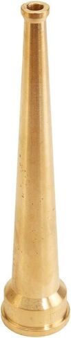 1" Brass Industrial Smooth Bore Fire Nozzle (NH) in Kuwait