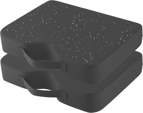 وسائد مقعد الاستاد، عبوتان، سميكة للغاية 2.5 بوصة، تصميم مريح على شكل حرف U، مقاعد تبييض مقاومة للماء وقابلة للحمل مع مقبض حمل in Kuwait