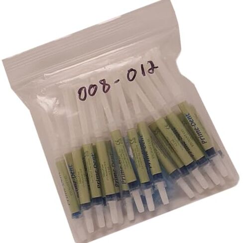 Prime Dental 008-012 Prime-Dent Blue Etchant Gel 37% Phosphoric Acid Syringe Kit 20/Pk 1.2mL in Kuwait