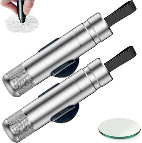 2 حزمة beamlab ، مطرقة الحياة بايبلاب ، مطرقة سلامة السيارات لإنقاذ السيارات (Black_2pack) in Kuwait