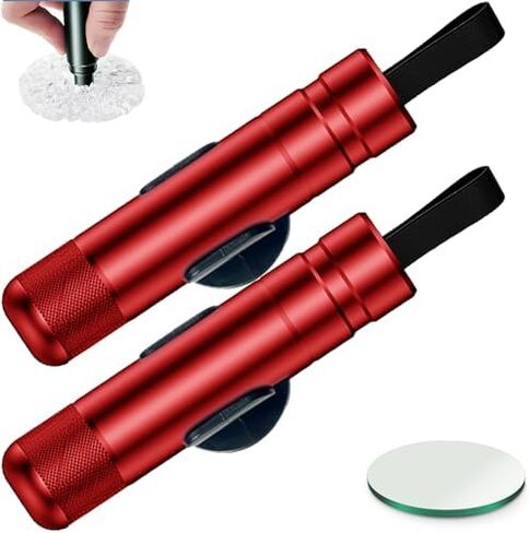 2 حزمة beamlab ، مطرقة الحياة بايبلاب ، مطرقة سلامة السيارات لإنقاذ السيارات (Black_2pack) in Kuwait