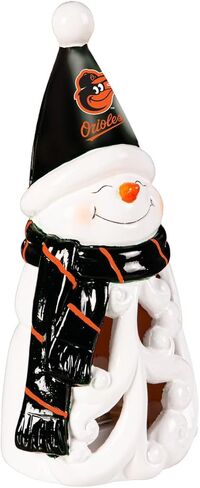 Baltimore Orioles Snowman LED Statuary, 8" in Saudi Arabia