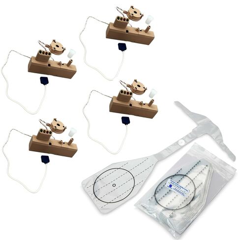 مجموعة أدوات إضافية PRESTAN Professional Adult Series 2000 Manikin مع تعليقات متقدمة، 4 عبوات، 50 كيس رئة للتهوية للكبار متضمنة in Saudi Arabia