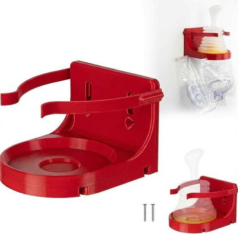 First Aid Equipment Wall Mount Compatible with Choking Rescue Device, with Mask Holder, Wall Mount for LifeVac Anti Choking Device, Quick Access, Space-Saving, Easy to Install(Device not Included) in Saudi Arabia