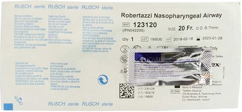 Rusch® Latex-Free ROBERTAZZI 32 FR NASOPHARYNGEAL Airway W/LUBE in Saudi Arabia
