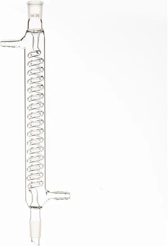 مكثف ثعبان جرينارد، مشترك 14/20 19/22 24/40 29/42، الطول الفعال 120 مم - 500 مم، زجاج البورسليكات، C14(C149250) in Kuwait