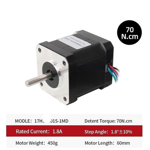 42 محرك متدرج مستقيم 1 متر 1.7A 4-Lead 17HS-6401S-1MD 12 فولت مناسب لمحرك متدرج in Saudi Arabia