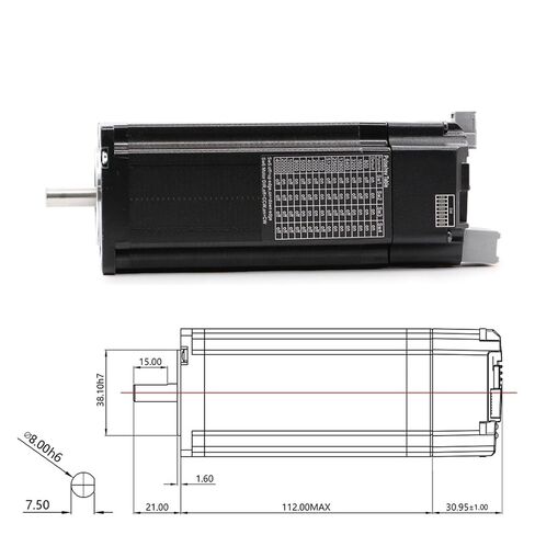 NEMA23 3.0N.m 4A 36V 17-bit Absolute Value Integrated Closed Loop Stepper Motor with Encoder IESS57-36-30-17BC 1Pcs in Saudi Arabia