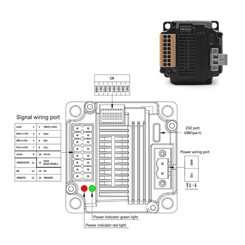 NEMA23 3.0N.m 4A 36V 17-bit Absolute Value Integrated Closed Loop Stepper Motor with Encoder IESS57-36-30-17BC 1Pcs in Saudi Arabia