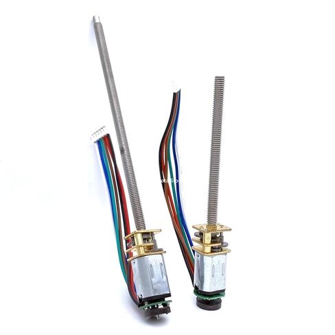 N20 DC Gear Motor Thred Screw Shaft 3V6V12V DIY Model Magnetic 7PPR Encoder Smart Robot Motor(M4x100mm,12V 200rpm) in Saudi Arabia