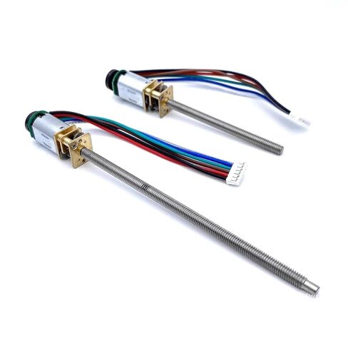 N20 DC Gear Motor Thred Screw Shaft 3V6V12V DIY Model Magnetic 7PPR Encoder Smart Robot Motor(M4x100mm,12V 200rpm) in Saudi Arabia