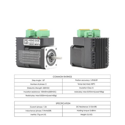 Nema17 0.5Nm 1.2A Closed Loop Stepper Servo Motor with Driver Servo-Stepper & Drive Hybrid 1Pcs in Saudi Arabia