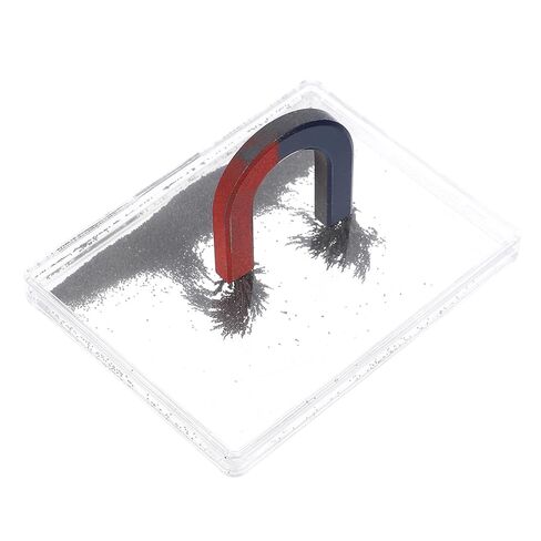 CLISPEED Iron Powder Box with Magnetic Powder for Physics Experiments Science Teaching Device Magnetic Field Demonstrator for Classroom Use in Saudi Arabia