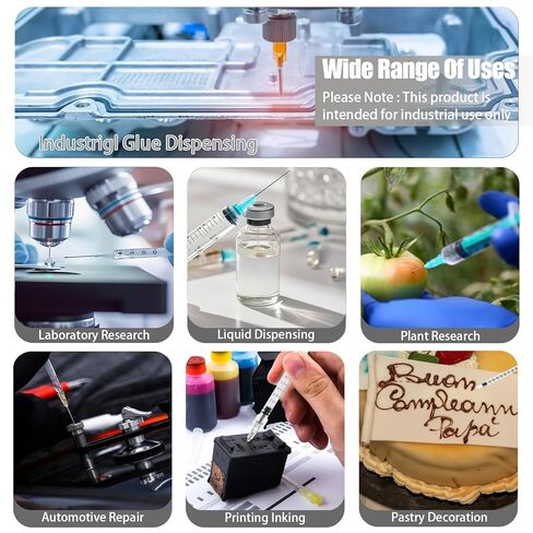 100 عبوة 1 مل حقنة للسائل، مع إبرة Luer Lock 27Ga 1/2 بوصة للمختبرات العلمية، وتطبيق الغراء، والقياس in Kuwait