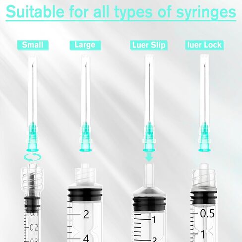 100 Pack 21 Gauge 1.5 Inch Sterile Disposable Lab Supplies, Scientific and Industrial Dispensing Needle Accessories in Saudi Arabia