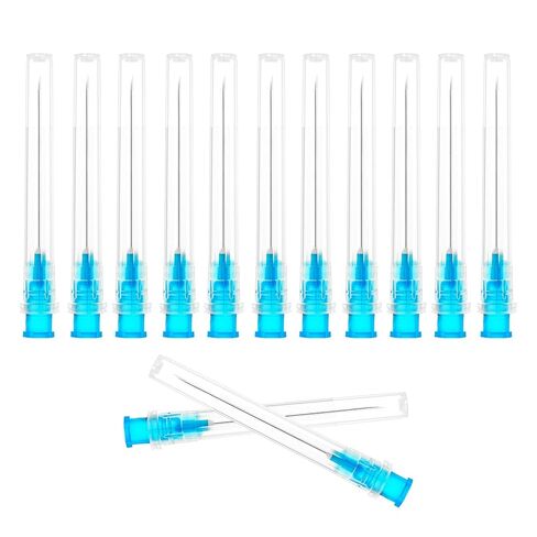 100 Pack 21 Gauge 1.5 Inch Sterile Disposable Lab Supplies, Scientific and Industrial Dispensing Needle Accessories in Saudi Arabia