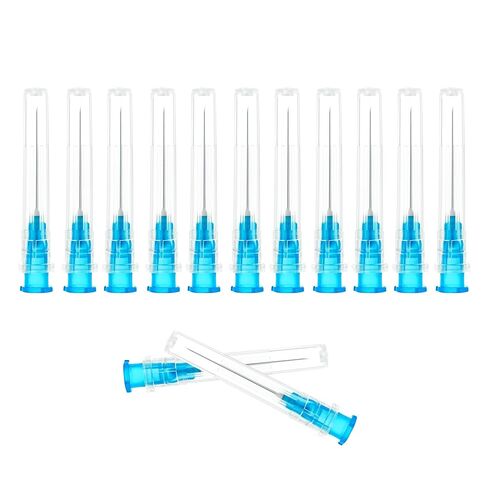 100 Pack 21 Gauge 1.5 Inch Sterile Disposable Lab Supplies, Scientific and Industrial Dispensing Needle Accessories in Saudi Arabia