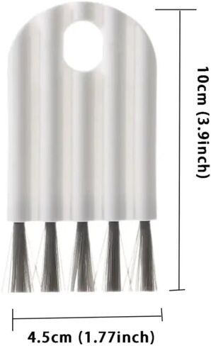 3 Pc Keyboard Cleaning Brush - Bendable Cup Cover Groove Gap Brush - Soft Bristles for Computer, Office & Household Cleaning (White) in Saudi Arabia