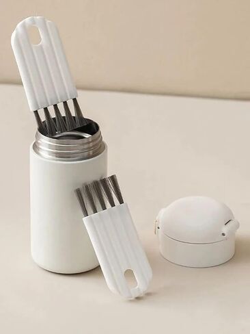 3 Pc Keyboard Cleaning Brush - Bendable Cup Cover Groove Gap Brush - Soft Bristles for Computer, Office & Household Cleaning (White) in Saudi Arabia
