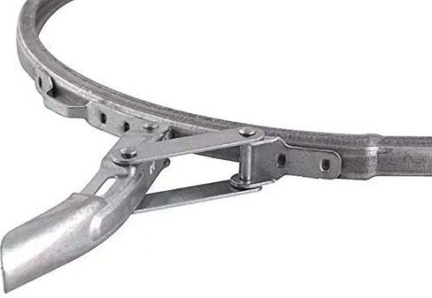 55 Gal Steel Drum Open-Head | Black | Metal Barrel | Rust Inhibitor Lining | Lever Lock Ring Closure in Kuwait