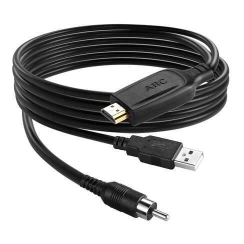192KHz HDMI eARC/ARC to Coaxial Audio Converter for TV to Soundbar, Plug & Play 4.9ft/1.5m ARC to Coaxial Cable Audio Extractor Adapter Splitter for Sound System Home Theater Support Dolby/DTS 5.1 in Saudi Arabia