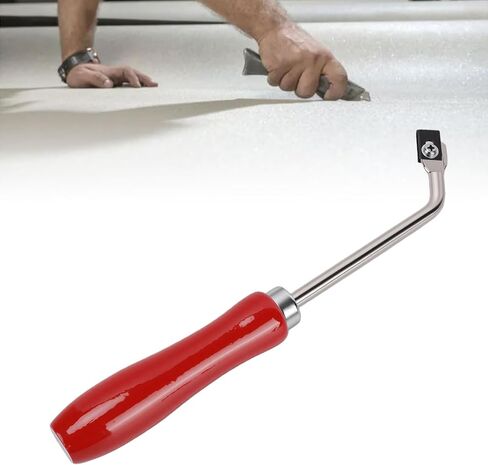 قاطعة الشق الفولاذية للأرضيات من Fafeicy مع 3 شفرات احتياطية 35 مم لتركيب الأرضيات البلاستيكية البلاستيكية ومقبض من خشب الزان الأحمر in Kuwait