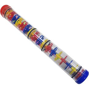 عصا صانع المطر مقاس 16 بوصة، آلة موسيقية سمعية حسية، عصا مطر بلاستيكية صغيرة، عصا مطر خشخيشة، أداة سمعية حسية للموسيقى in Kuwait