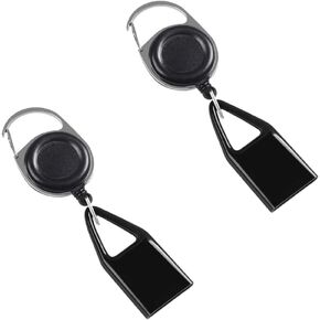 2 Pcs Black Pants Lighter Clip,Retractable Belt,Anti Lost Retractable Lighter Cover Keychain Belt Leash for Fishing Hiking, Protective Cover for Camping House in Kuwait