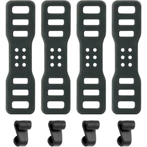 شريط سيليكون للدراجة مكون من 4 قطع، وقضبان مقبض الدراجة، وشريط مطاطي، وحامل شريط تثبيت لتثبيت ضوء الذيل، ومسجل (4، 3.6 بوصة) in Kuwait