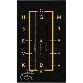 Dressage Rug 36×60" – Heavy Duty Outdoor Practice Mat for Horse, Dressage Test Training Floor Mat, Portable Stall or Horse Trailer Rug in Kuwait