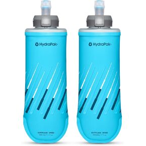 HydraPak SoftFlask Speed 500ml - Compressible Soft Flask Water Bottle, Perfect Fit for Hydration Vests and Running Packs with Easy Open Cap (500ml/17oz) in Saudi Arabia
