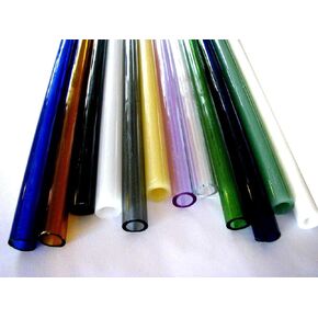 Devardi Glass Boro Tubing, COE 33, 12 Borosilicate 12mm Mixed Colors, 11-12 Inch Tubes in Kuwait