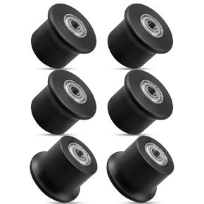 6 Pcs Rolling Seat Trolley Wheels Compatible with Bowflex Gym Models Blaze Classic Elite Motivator2 Pr1000 Sport Conquest Ultimate2 Schwinn Comp Revolution, Replacement Sliding Seat Bracket Roller in Kuwait