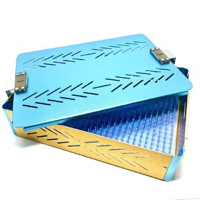 صندوق صينية تعقيم الأدوات مع حصيرة سيليكون 300 مم * 223 مم * 70 مم، علبة سلة التطهير والتعقيم بالموجات فوق الصوتية، صواني تعقيم وغسل التنظيف بالموجات فوق الصوتية، صواني الأنف والأذن والحنجرة in Kuwait