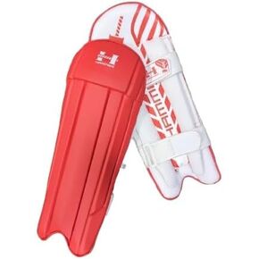 Hammer Black Edition Wicket Keeping Pads - Red in Kuwait