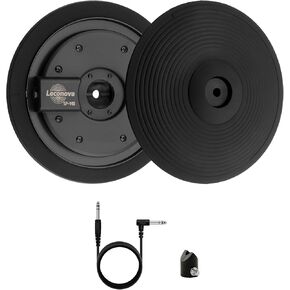 لوحة الصنج الطبلة الإلكترونية مقاس 9 بوصة بمنطقتين | سطح مطاطي كامل للتأرجح الواقعي | متوافق مع سلسلة رولاند CY in Kuwait