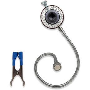Torque Angle Meter,1/2" Drive x 15" Flexible Clip Arm,15LB Magnet Holder, CR-V Steel in Kuwait
