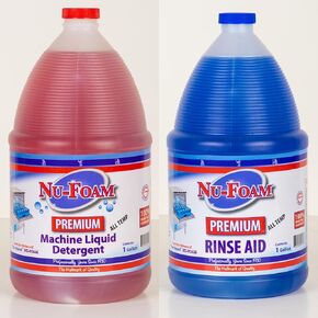 مجموعة منظف ومساعد الشطف التجاري الفاخر من نو-فوم، سعة 1 جالون لكل منهما in Kuwait
